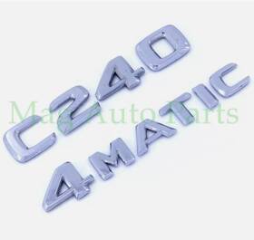 2098170115 Mercedes-benz 03 04 05 C240 4matic Trunk Lid Emblem Nameplate Badge Oem Genuine