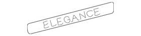 211-817-50-20 Mercedes-benz Genuine Nameplate