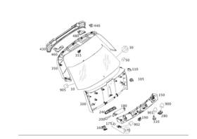 212-817-03-00 Mercedes-benz Genuine Model Badge