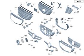 213-817-95-00 Mercedes-benz Genuine Model Badge
