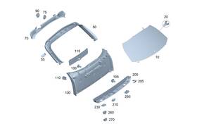 214-817-45-00 Mercedes-benz Genuine Model Badge