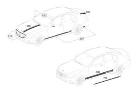 222-817-78-00 Mercedes-benz Genuine Symbol Sign