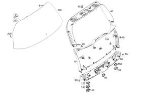 247-817-00-16 Mercedes-benz Genuine Star