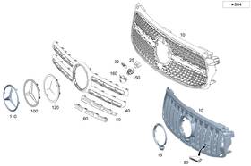 247-817-31-00 Mercedes-benz Genuine Model Badge