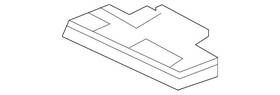 253-817-56-00 Mercedes-benz Genuine Grille Emblem