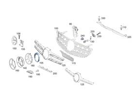 253-817-83-00 Mercedes-benz Genuine Lettering