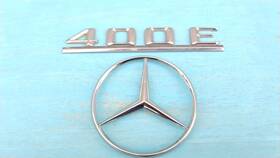 Mercedes-benz 400e W124 Oem 92-93 V8 Rear Deck Lid Plastic Emblem Badge Nameplate