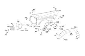 463-817-28-00 Mercedes-benz Genuine Model Badge