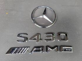 56619-22075 Mercedes-benz 2000-2006 Amg S430 W220 Oem Factory Chrome Rear Trunk Emblem Set