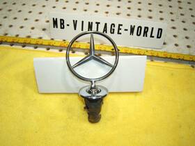 Mercedes-benz 81-91 W126 Genuine 77-85 W123 Front Hood Chrome Metal Oem 1 Star Typ