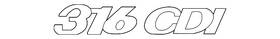 906-817-69-14 Mercedes-benz Genuine Nameplate