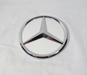 Mercedes-benz 9981085009149 17-23 Glc Coupe Rear Emblem Back Liftgate White Badge Logo Genuine Oem