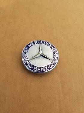 A1298880116 Mercedes-benz Hood Emblem Badge C Cl Clk Cls E Gl Glk Ml Sl R S Genuine Aluminum