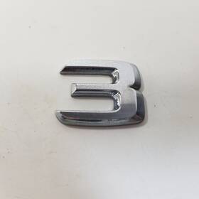 A1638170015 Mercedes-benz 1998-2005 Ml320 Emblem Logo Numbers Ft3ft Rear Tailgate Trunk Chrome