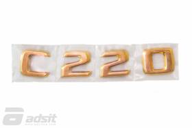 A2028171415 Mercedes-benz 1994-1996 Gold Trunk Lid Designation Badge For 2028171415 New