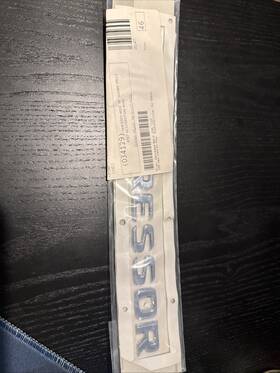 A2038173015 Mercedes-benz Genuine Slk Clk C E Rear Boot Trunk Kompressor Emblem Badge