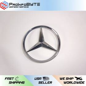 A2047580058 Mercedes-benz 08-15 C250 C300 C350 C63 Amg W204 Trunk Lid Star Logo Emblem Decal Oem