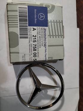 A2157580058 Mercedes-benz Rear Trunk Emblem Badge A2157580058. Used