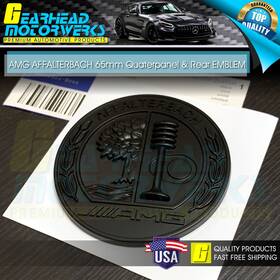 A2228171601 Mercedes-benz Amg Affalterbach Matte Black Emblem Quarterpanel Side Trunk Badge For S65