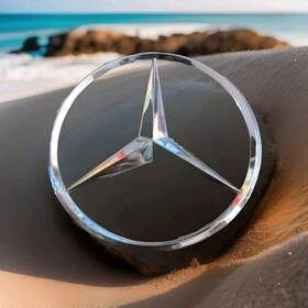 A2517580058 Mercedes-benz 2006-12 Mbz-500 Star Emblem Badge Logo Bb16