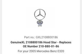 Gxl2108800186 Mercedes-benz Car Parts And Accessories Gxl Hood Emblem