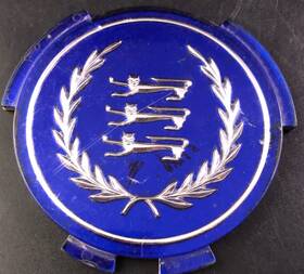 04601300 Mercury Oem Cougar Blue Hubcap Wheel Cover Cap Emblem Badge Logo Nameplate A3.2