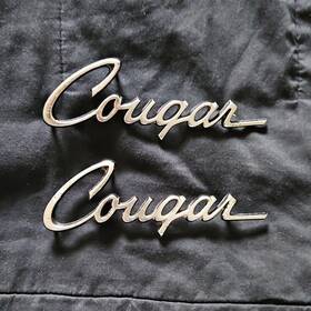 65297b62a Mercury Oem Cougar Chrome Metal Emblem Badge Logo Nameplate Complete