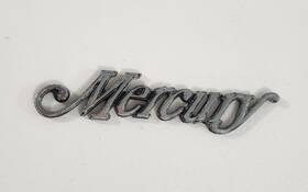 8c046aa Mercury Emblem D7gb No Pins Vtg Nameplate Badge Logo