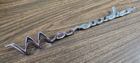 C3mb-16098-d Mercury 1960s Marauder Fender Emblem Badge