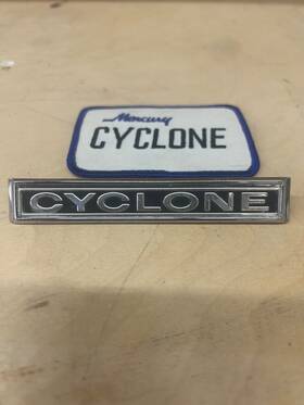 C46b-16720-f Mercury Cyclone Badge