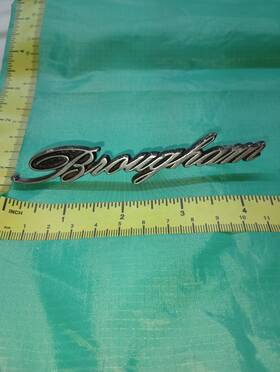C7mb-5450400 Mercury Vintage 1967 Ford Brougham Roof Side Script Emblem Badge
