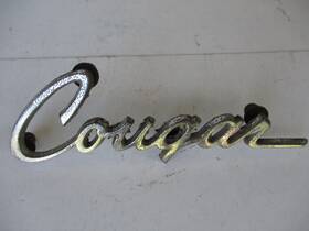 C8wb-65297-b Mercury 1968 Cougar Quarter Panel Emblem Original