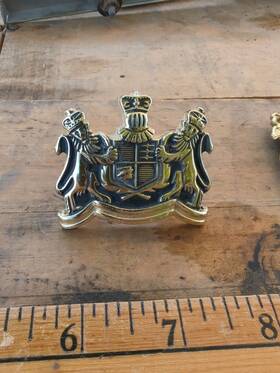 C9mb-65517-a Mercury Pair Of Vintage Marquis Sail Emblems 1969-78