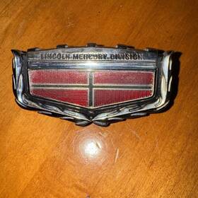 D1mb-7143500-aa Mercury 1972-74 Lincoln Division Emblem Ornament Name Plate Badge 3 Available