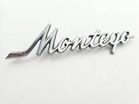 D20b-160987 Mercury 1960-1972 Montego Rear Quarter Panel Metal Vintage Logo Badge Emblem