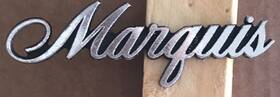 D2mb-6542550-aa Mercury 1972 Marquis 4 Inch Long Emblem Name Plate Badge