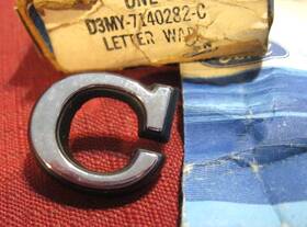 D3my-7140282-d Mercury Nos 1973-1976 Monterey Marquis Wagon Tailgate Letter Inch C D3my