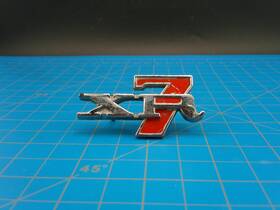 D4wb-15b114-ba Mercury Vintage Cougar Xr7 Red Emblem Badge Chrome Nameplate