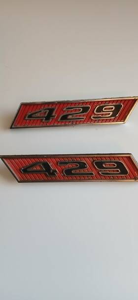 Dogb-16c144a Mercury Original Factory 429 Fender Emblems For 70/71 Cyclone