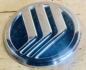 F2mb-5428032-ac Mercury 1992-1997 Grand Marquis Emblem Logo Badge Rear Tailgate Trunk Chrome