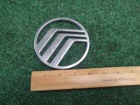 F67b-7843156-aa Mercury Chrome 4.125 Inch Rear Emblem Badge Logo Nameplate Name 3s7