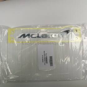 11a9382cp Metal Mclaren Mp4-12c Carbon Fiber Tail Hood Emblem Badge