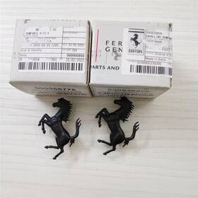 938809 Metal Ferrari Roma Front&rear Bumper Matte Black Horse Emblem Badge Kit Brand New