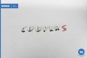 2755618 Mini 08-14 Cooper S Clubman R55 Rear Back Trunk Boot Letters Logo Badge Set Oem