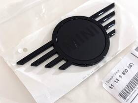 51149880863 Mini Oem L 2019-2024 Cooper Piano Black Front Wing Badge Emblem 51 14 9 880 863