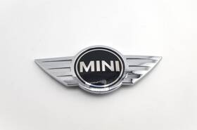 7388120 Mini 19-24 Cooper Countryman Front Hood Emblem Chrome Badge Logo Genuine Oem N64