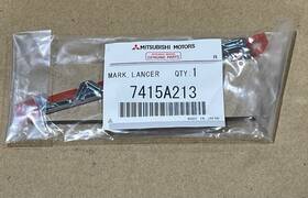 7415a213 Mitsubishi Genuine Lancer 2008-2015 Chrome Name Plate Badge Logo New