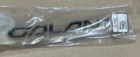7415a227 Mitsubishi Genuine Galant Trunk Emblem Nameplate 2007-2012 Chrome New