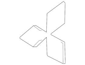 7415a485 Mitsubishi Genuine Ornament