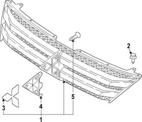 7450b079 Mitsubishi Genuine Ornament Base